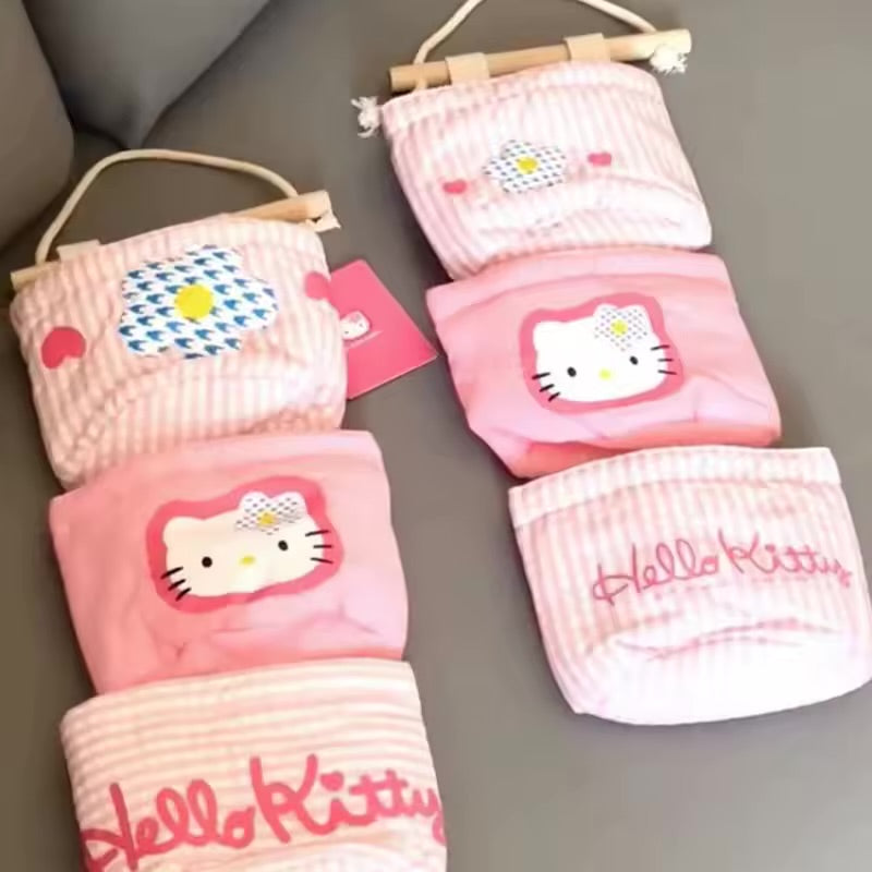 3Pcs Sanrio Hello Kitty Hanging Storage Bags