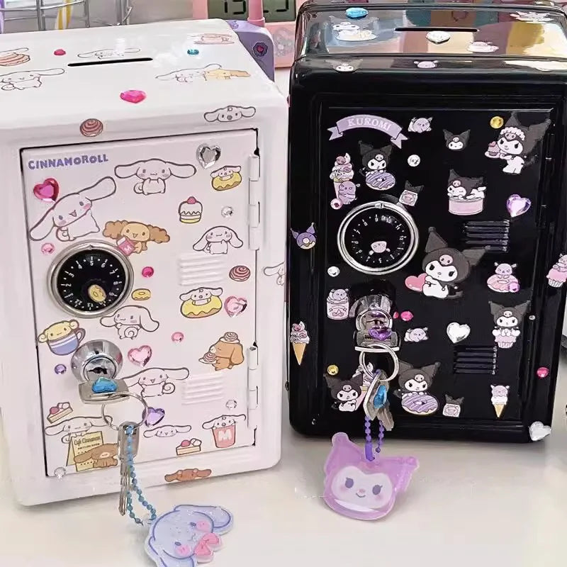 Sanrio Metal Money Bank/Locker With Key