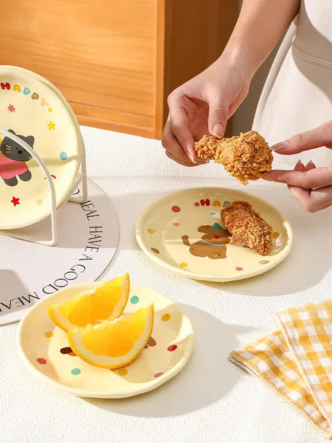 Lucky Buddies Ceramic Dish (No of Plate : 1)