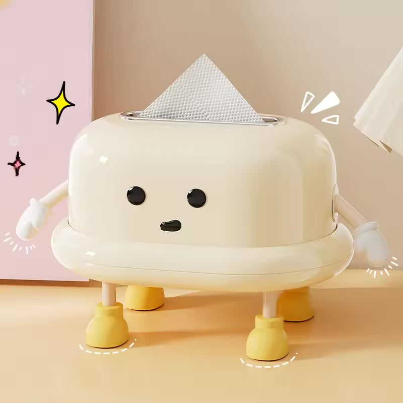 Happy Stand Tissue Box – Yellow Buddy