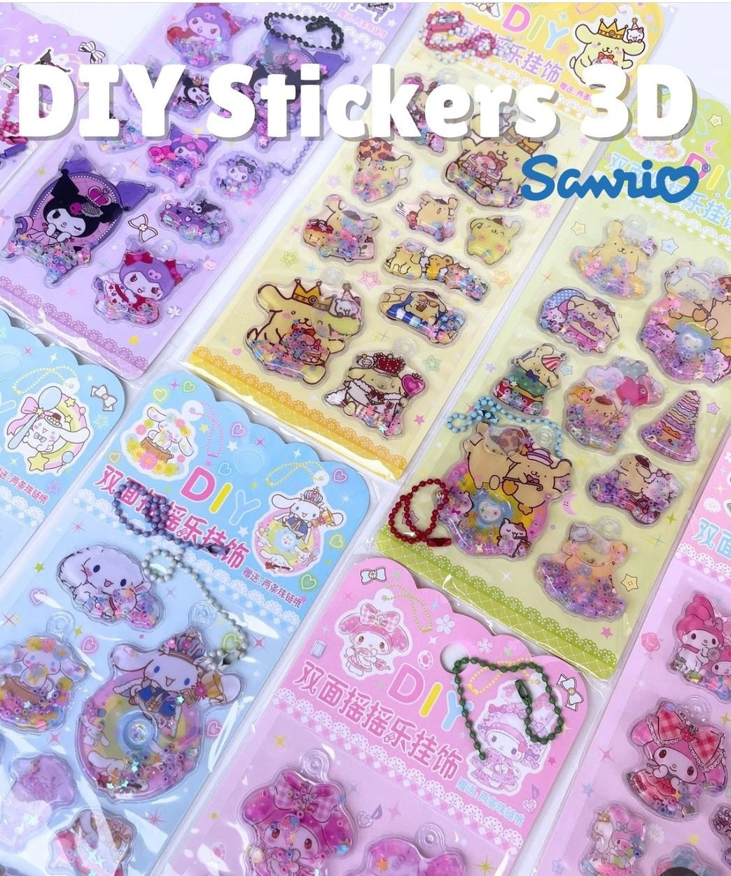 Sanrio 3D DIY KeyChain/Sticker