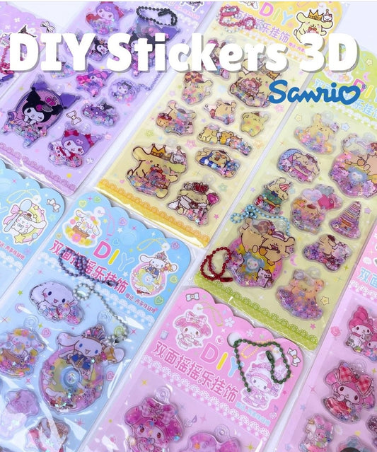 Sanrio 3D DIY KeyChain/Sticker