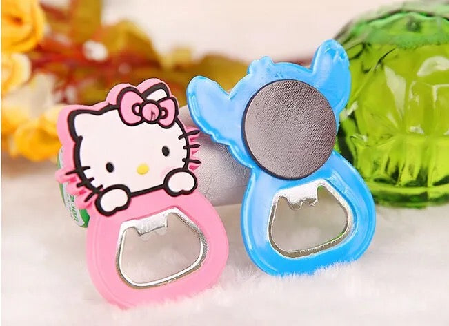 Kawaii Fridge Magnet with Bottle Opener