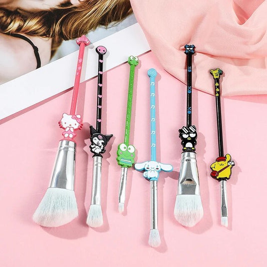 Sanrio Premium Makeup Brushes Set of 6