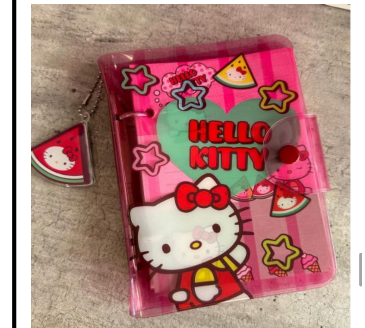 Sanrio Official Hellokitty Jelly Binder With Charm