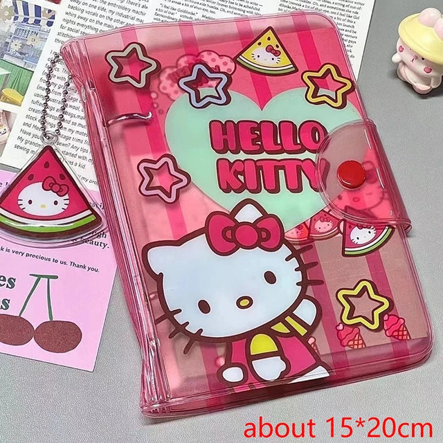 Sanrio Official Hellokitty Jelly Binder With Charm