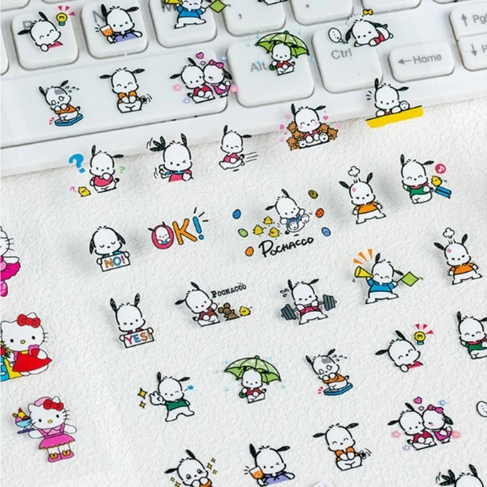 Sanrio Cute Sticker Sheets (Set of 4)