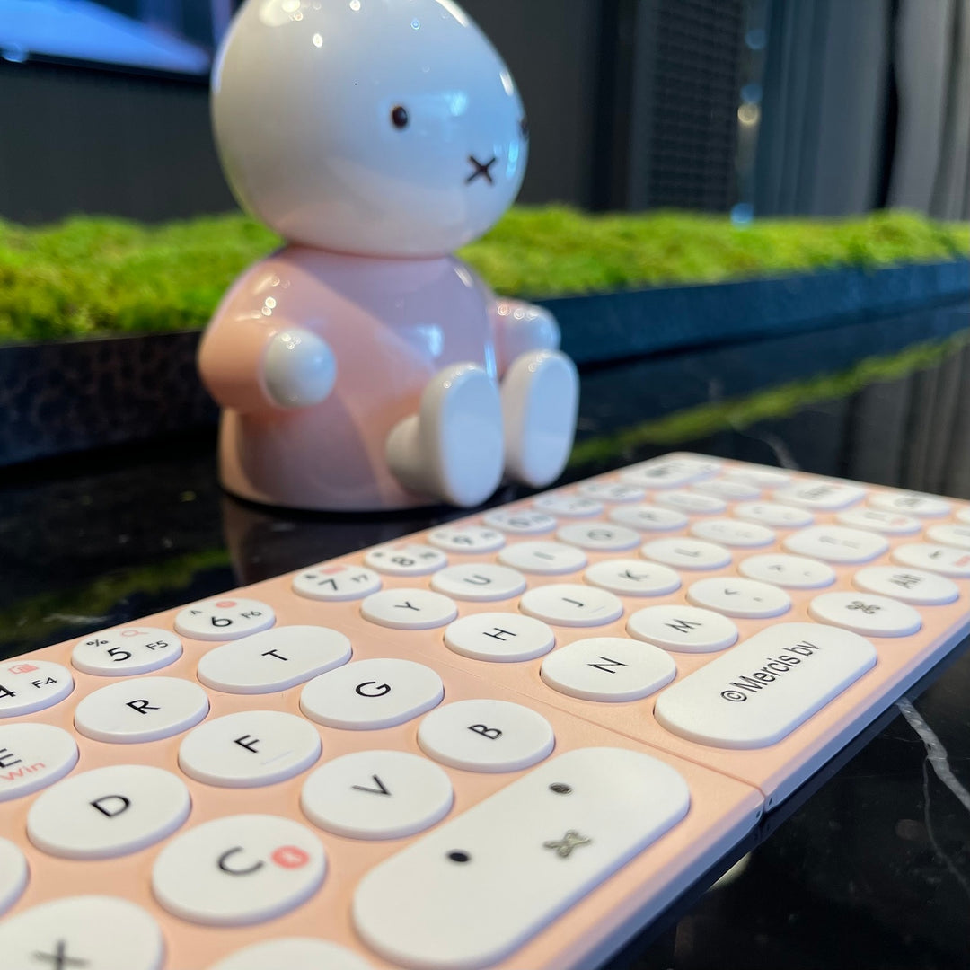 Miffy Official X MIPOW Mini Folding Keyboard