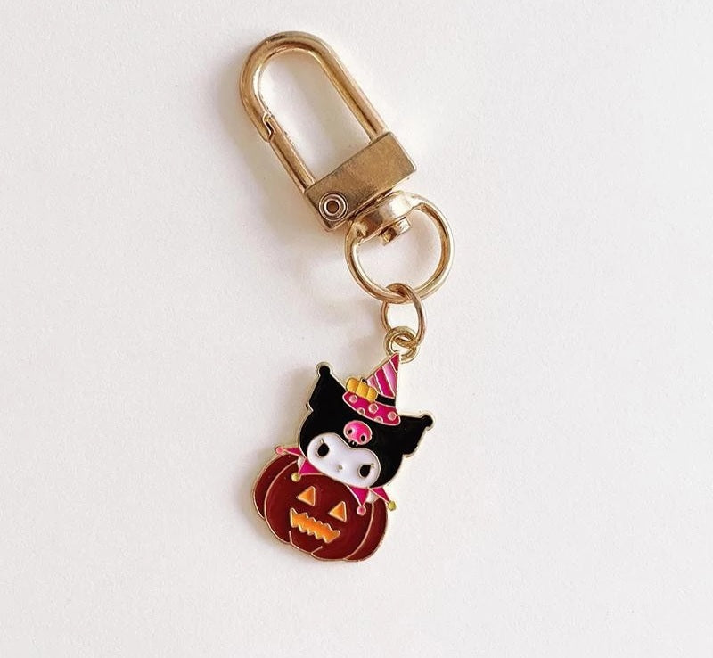 Sanrio Pumpkin Metal Keychain