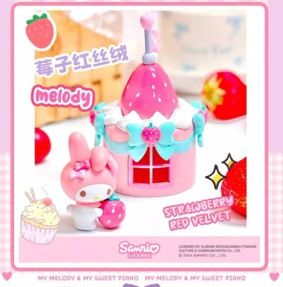 Sanrio Official My Melody & My Sweet Piano Playhouse Blind Box ( No.of product 1)