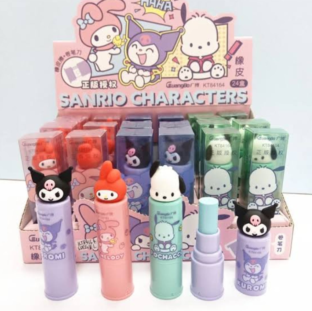 Sanrio Offical Sharpener With Eraser