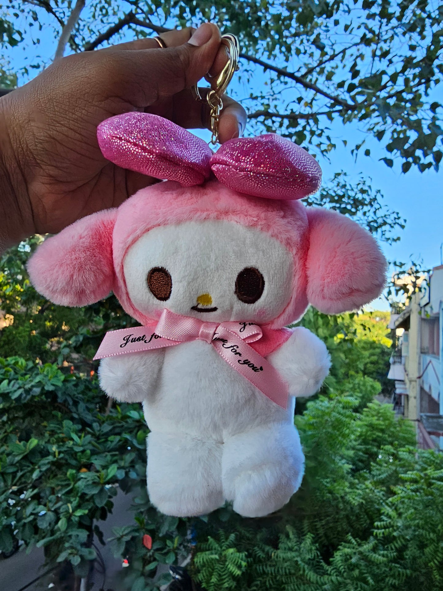 Sanrio Mymelody Plushie Keychain