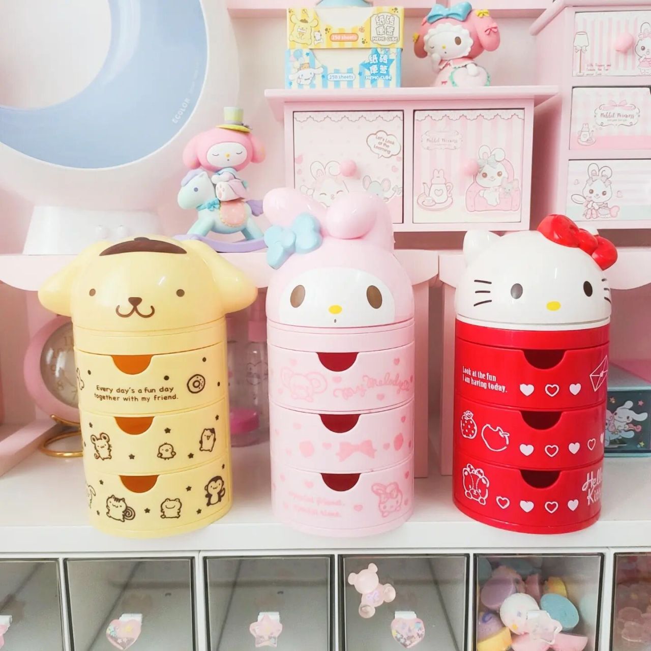 Sanrio 3 Layer Organiser