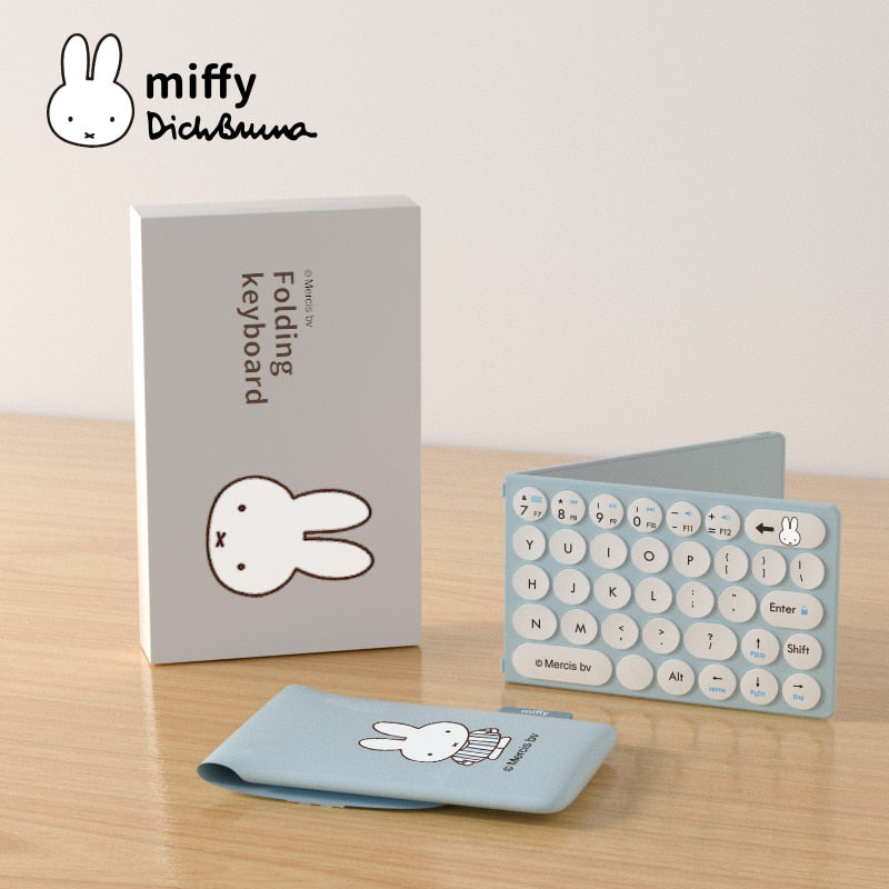 Miffy Official X MIPOW Mini Folding Keyboard