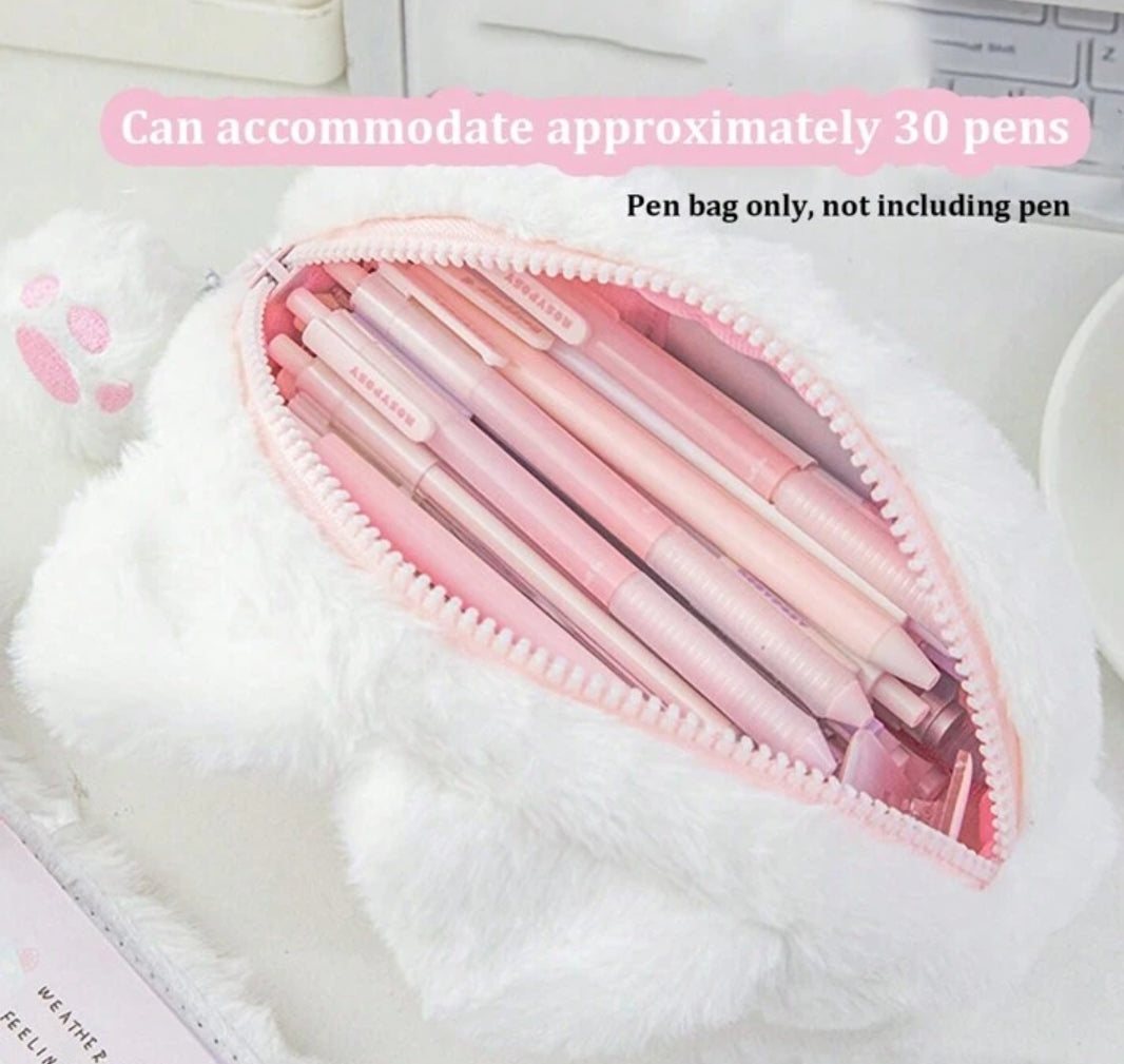 Cute Plush Pencil Pouch