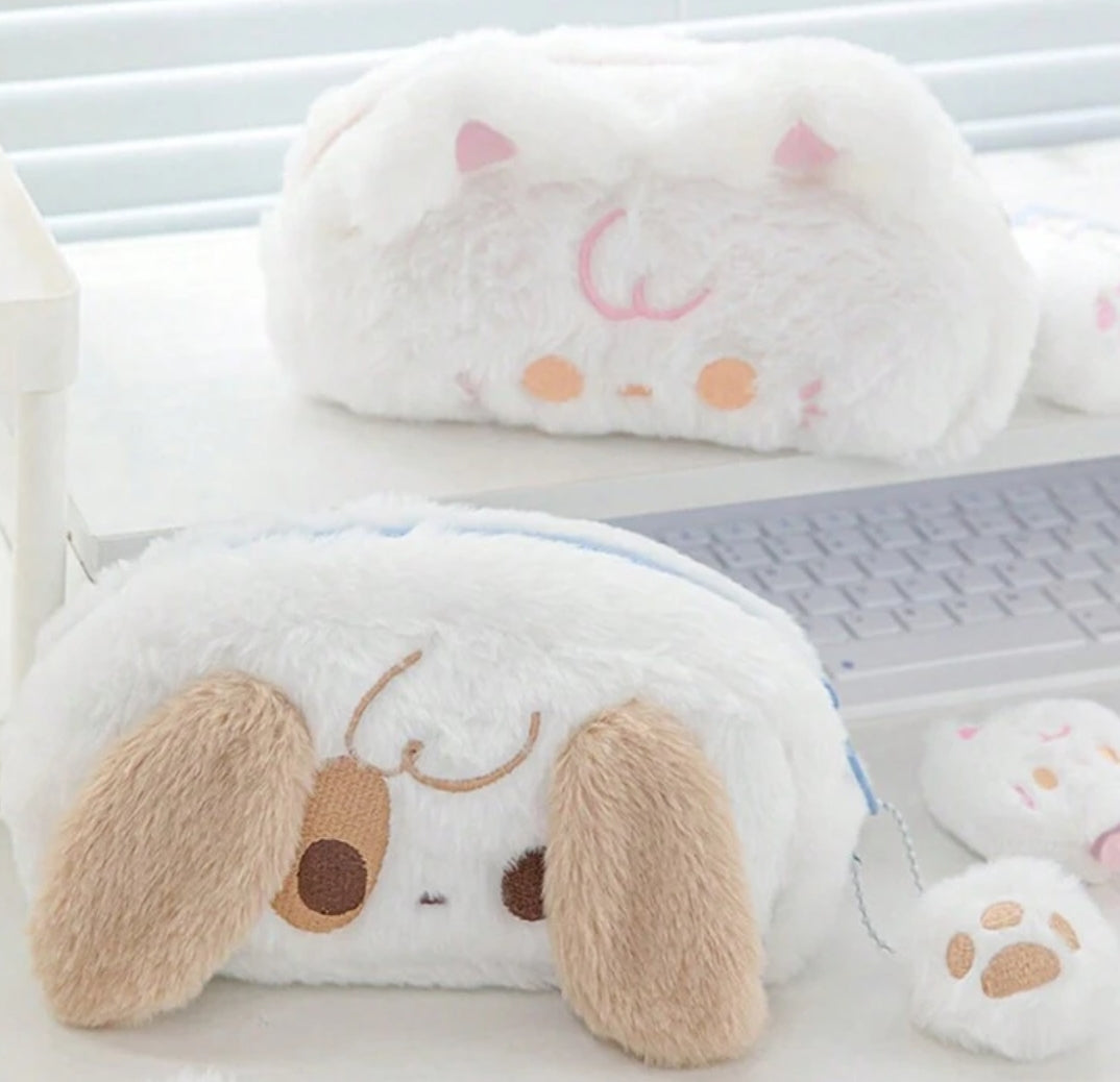 Cute Plush Pencil Pouch