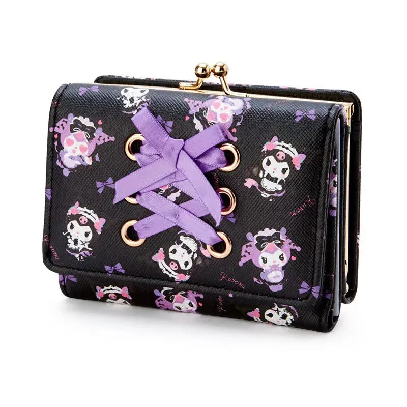 Kuromi Bow Premium Wallet