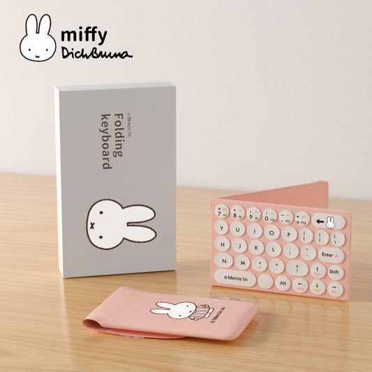 Miffy Official X MIPOW Mini Folding Keyboard