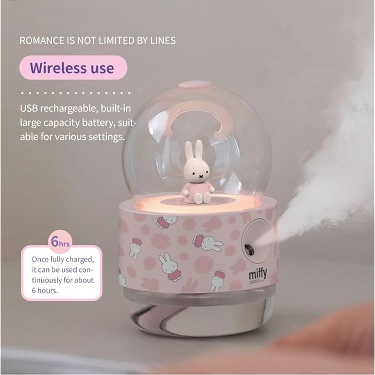 Miffy Official Crystal Ball Mist Humidifier - Romantic Gift Choice