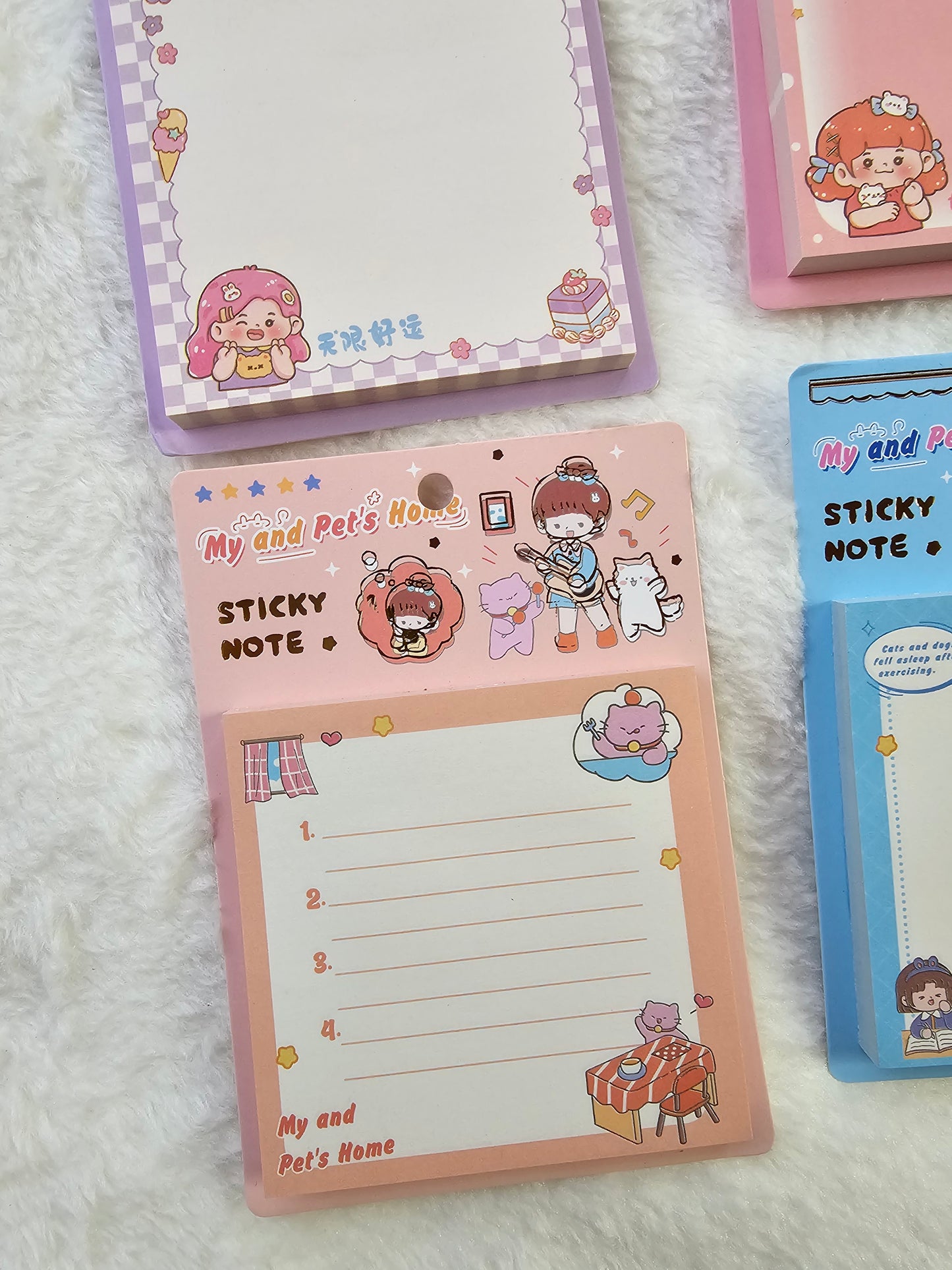 Kawaii My and Pets Sticky Note