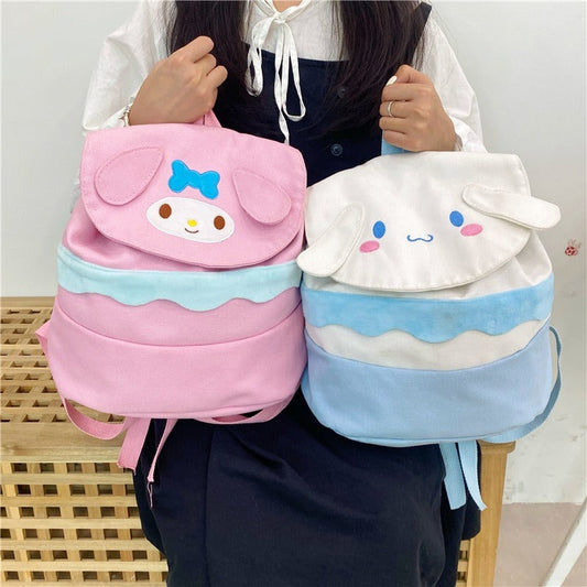 Sanrio Cinnamoroll & Mymelody Canvas Backpack