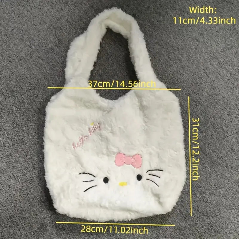 Hellokitty Plush Tote Bag