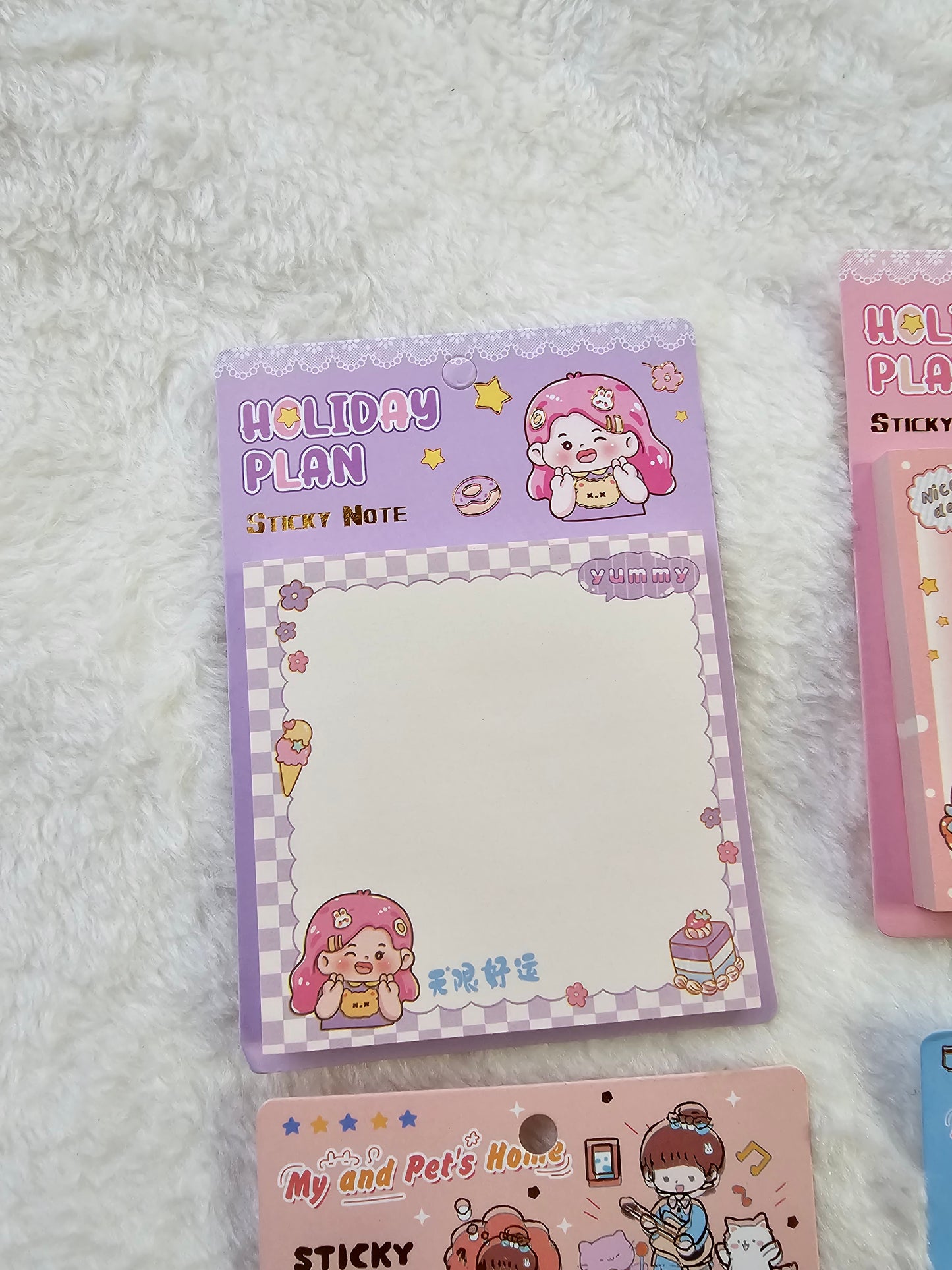 Kawaii My and Pets Sticky Note