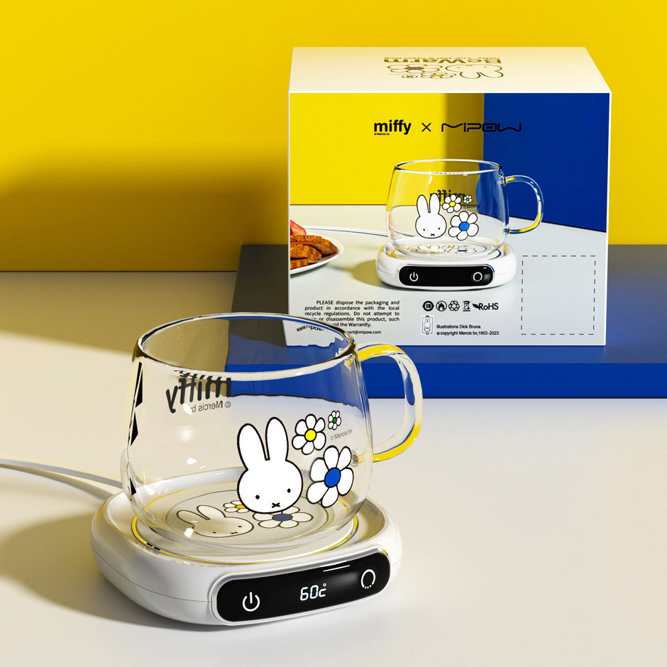 Miffy Coffee Mug Warmer Combo Set