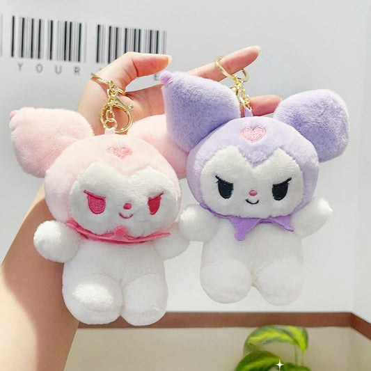 Kuromi Cute Plushie Keychain