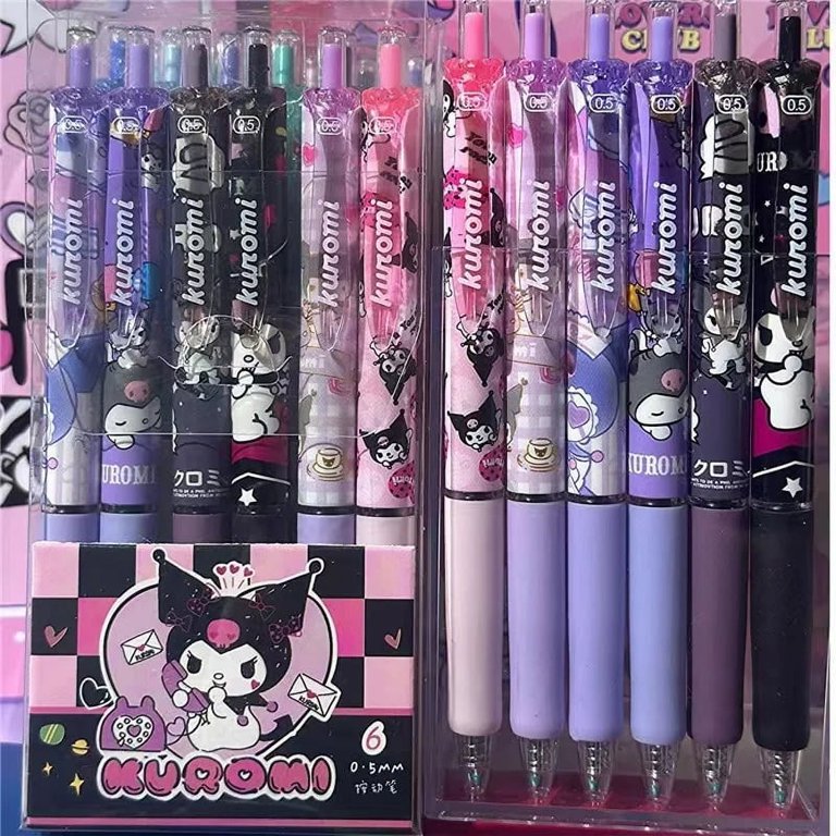 Kuromi Black Pen (Set of 6)