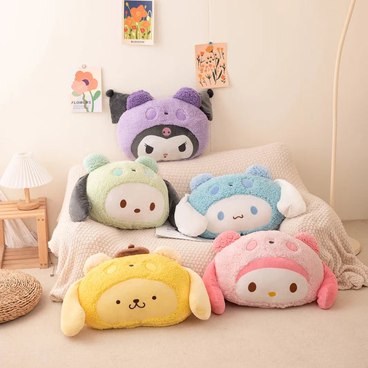 Sanrio Face Plushie Pillow