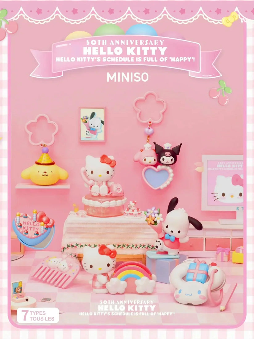 Sanrio Official Hello Kitty's Schedule is Full of "Happy"! Blind Box (No of product: 1)