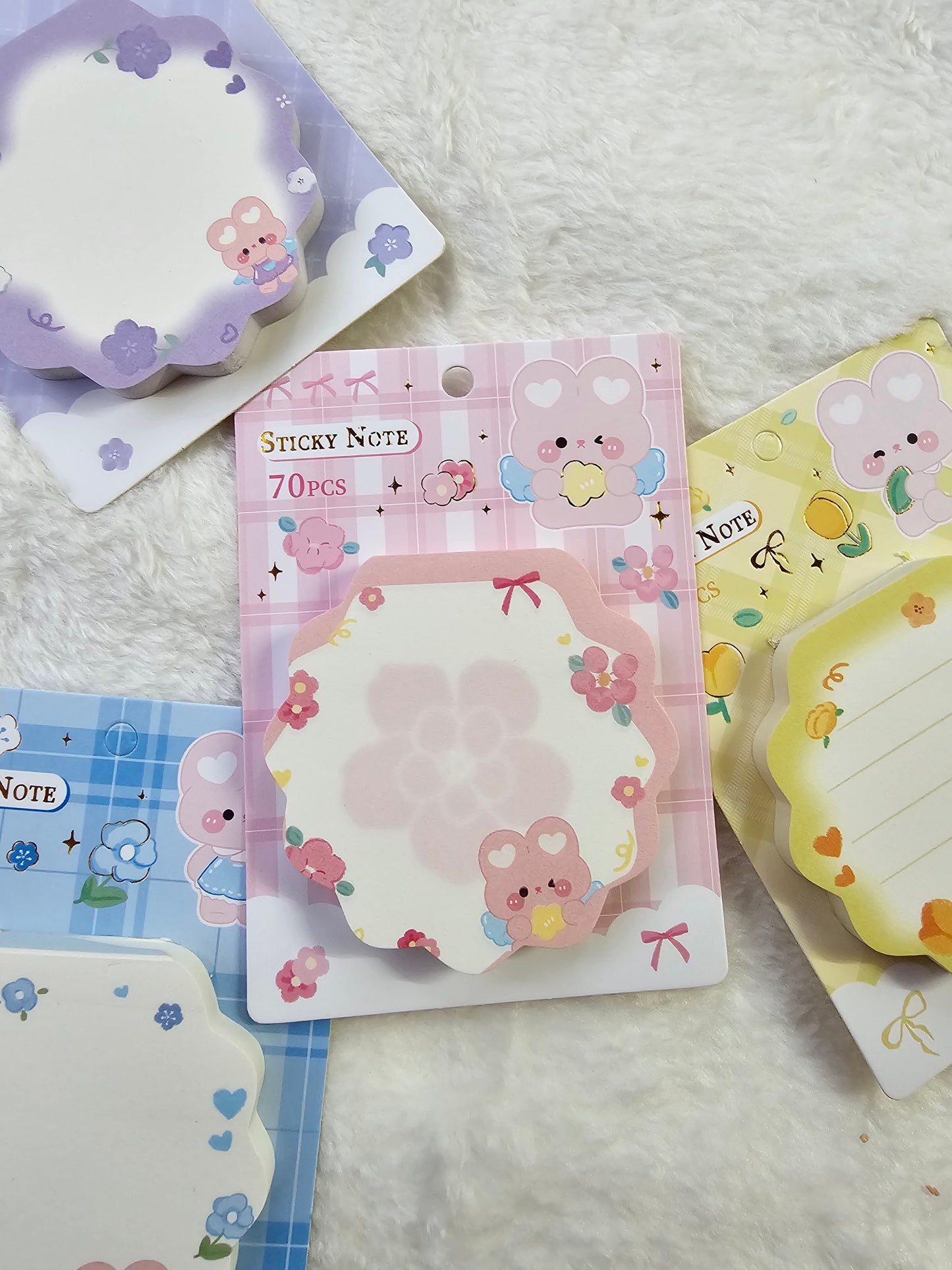 Cute Flower DIY Cut Sticky Notes