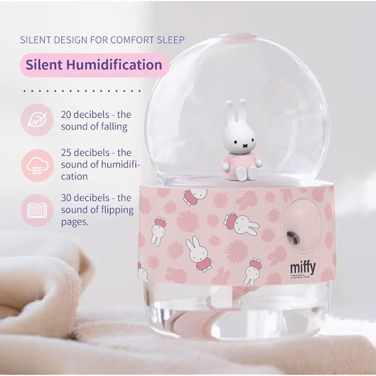 Miffy Official Crystal Ball Mist Humidifier - Romantic Gift Choice