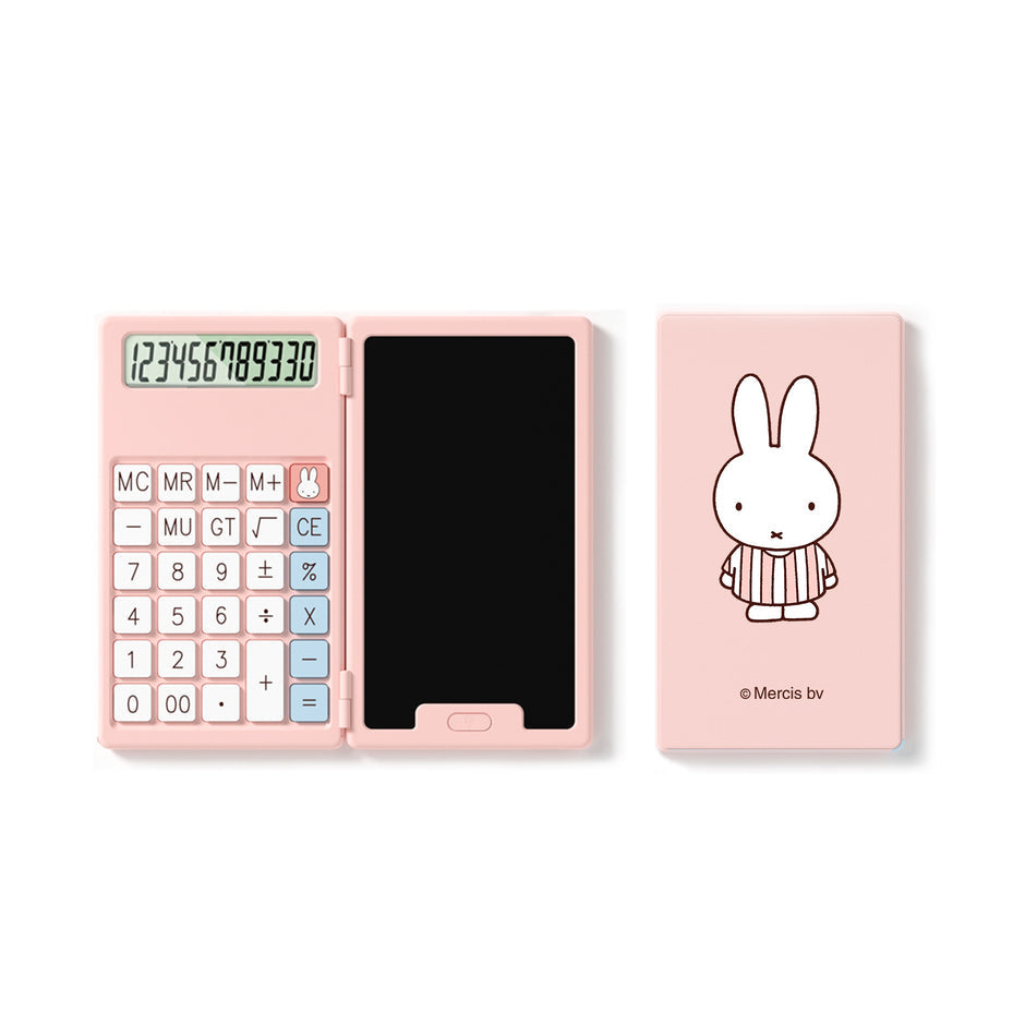 Miffy Official Portable Calculator with E-NotePad