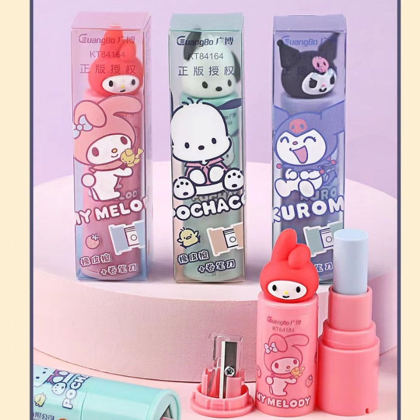 Sanrio Offical Sharpener With Eraser