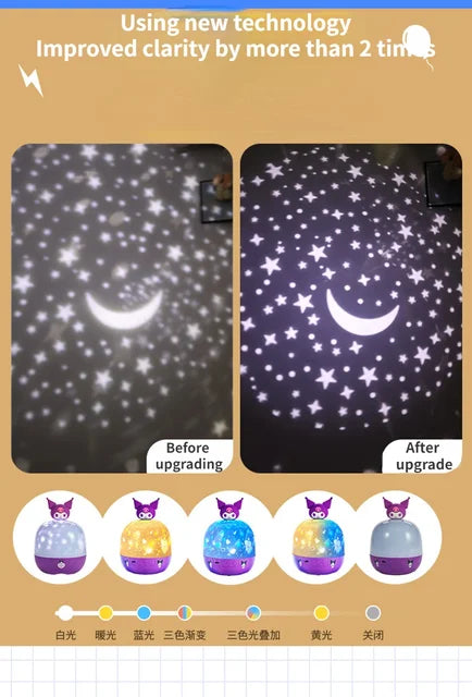 Sanrio Official Night Lamp & Projector