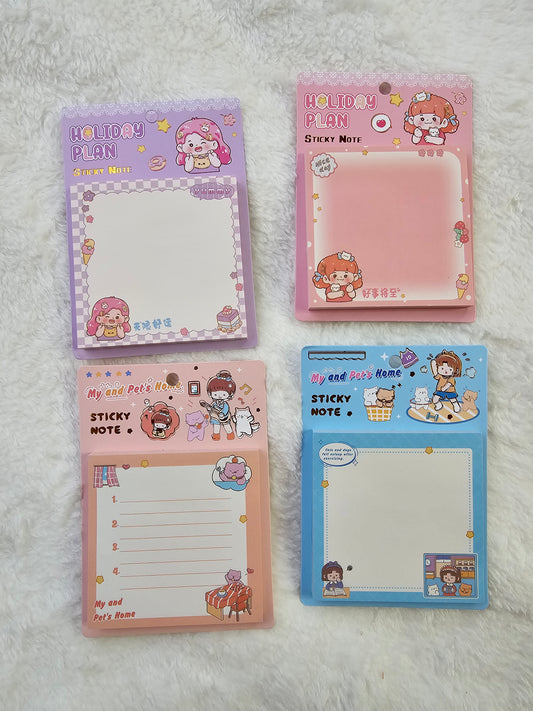 Kawaii My and Pets Sticky Note