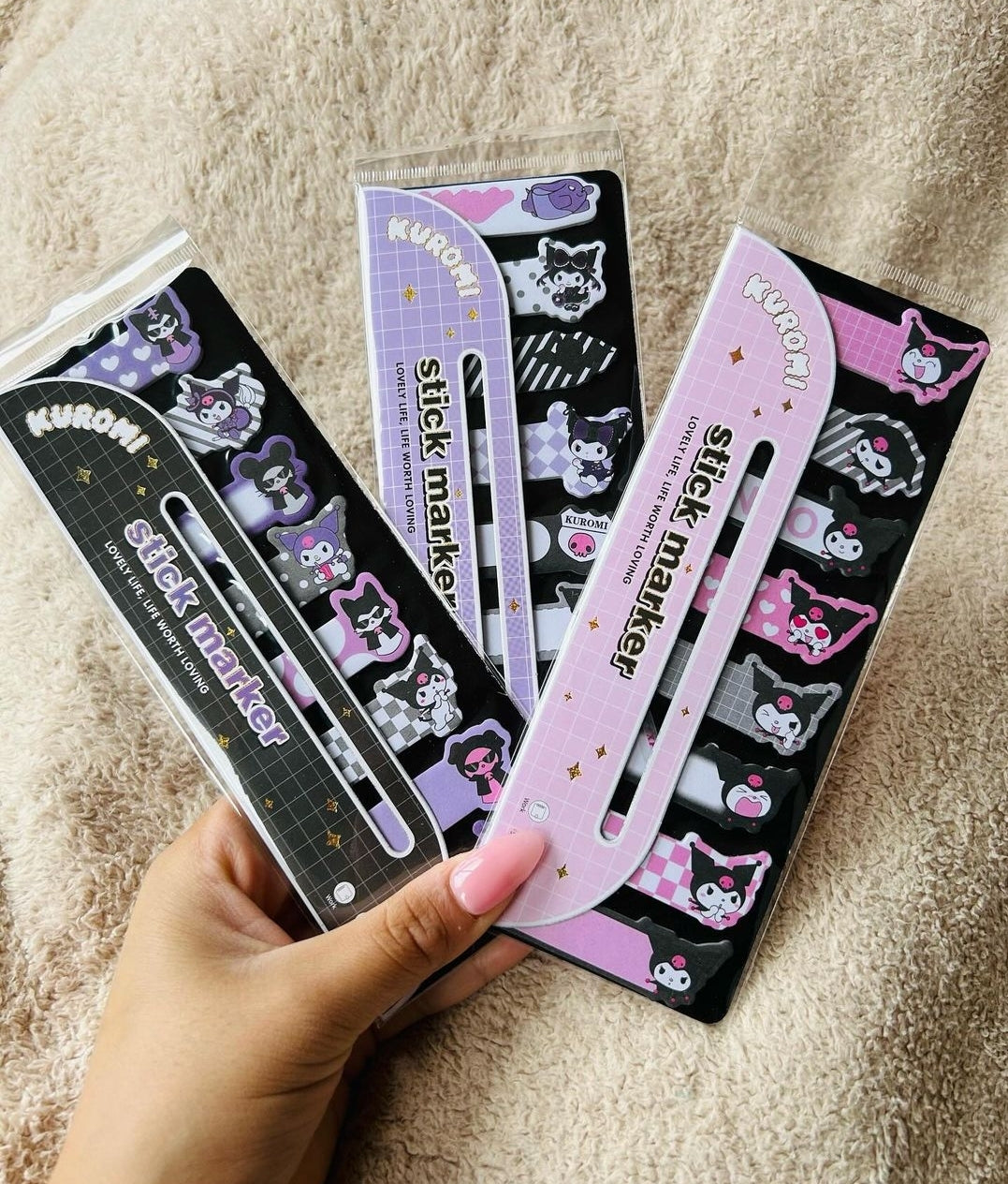 Kuromi Sticky Notes Set