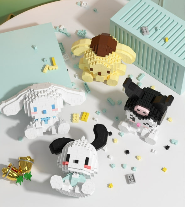 Sanrio Building Blocks Assembled Building Blocks Mini Toys Dolls