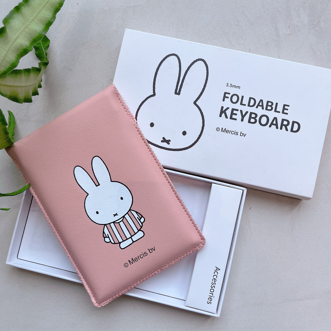 Miffy Official X MIPOW Mini Folding Keyboard