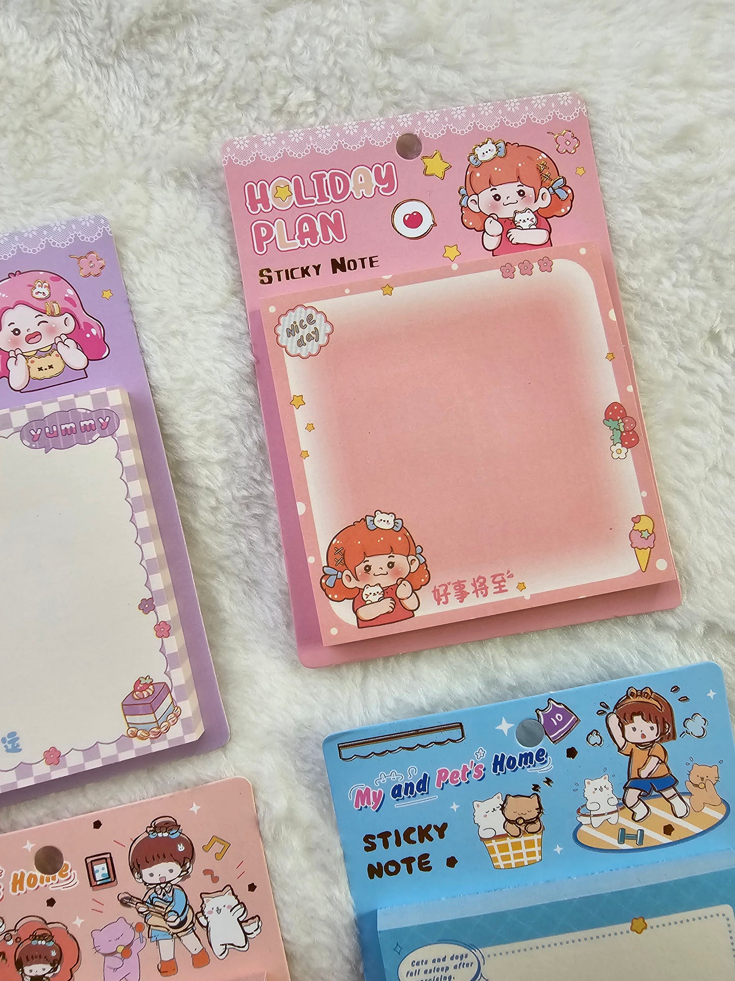 Kawaii My and Pets Sticky Note