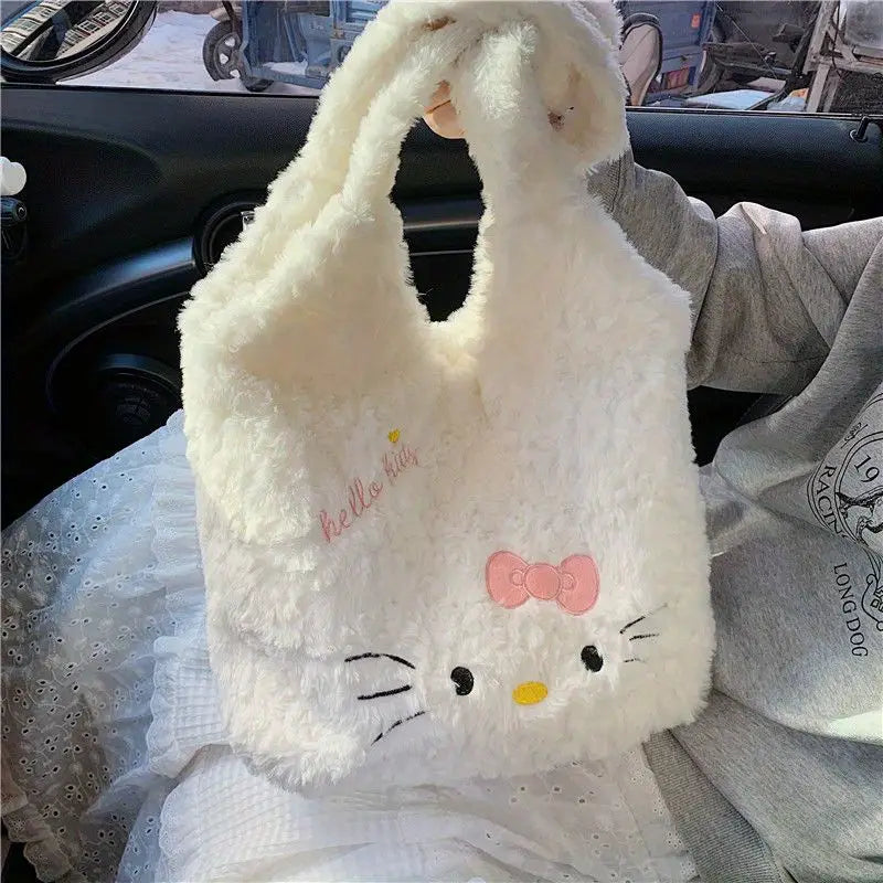 Hellokitty Plush Tote Bag