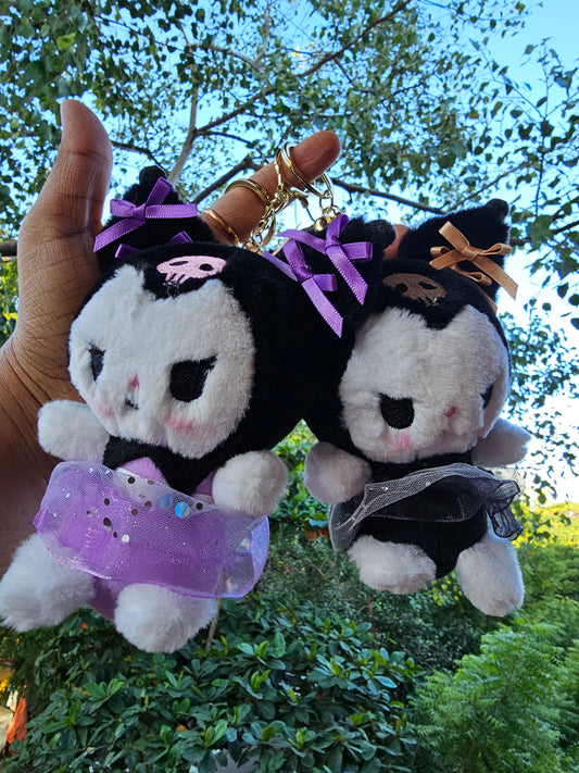 Kuromi Plushie Keychain