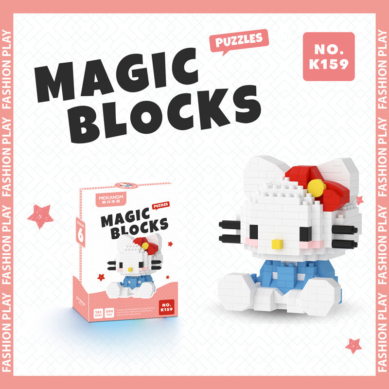 Sanrio Building Blocks Assembled Building Blocks Mini Toys Dolls