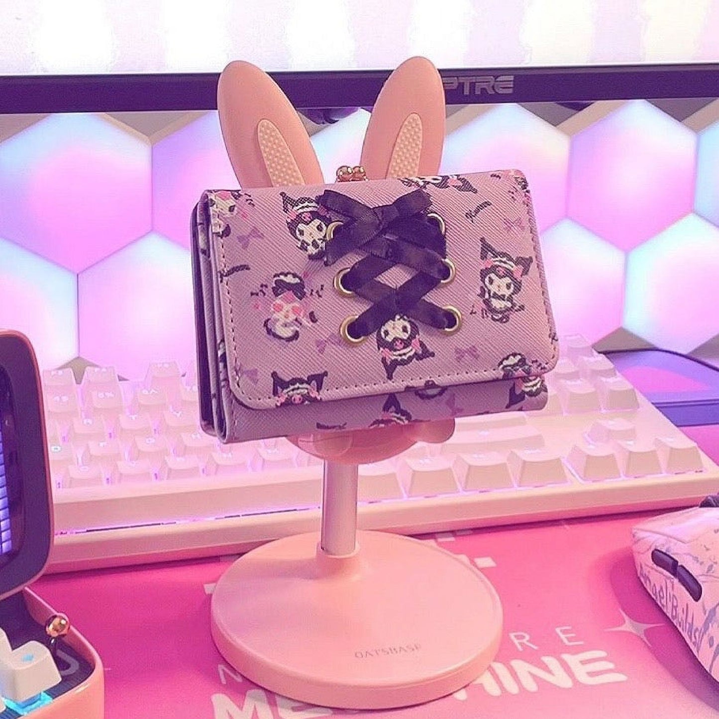 Kuromi Bow Premium Wallet