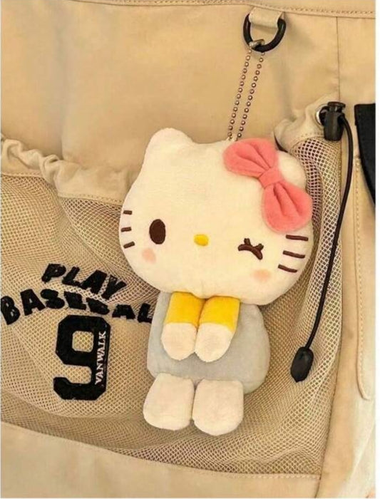 Hellokitty Winking Plush Keychain