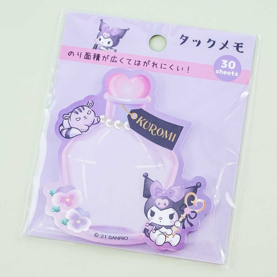 Sanrio Official Kuromi & The Giant Perfume Bottle Die-Cut Sticky Notes