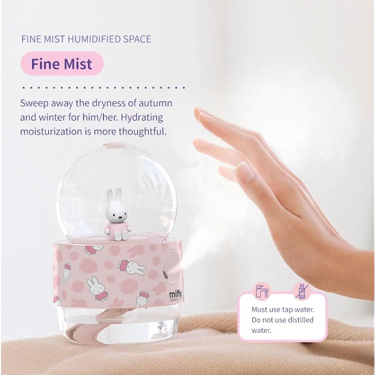 Miffy Official Crystal Ball Mist Humidifier - Romantic Gift Choice