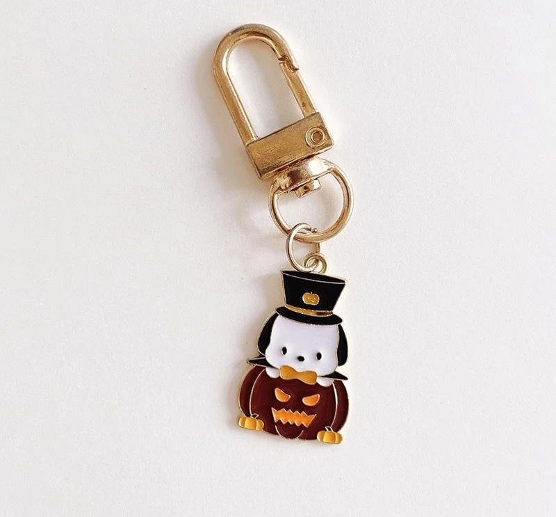 Sanrio Pumpkin Metal Keychain